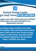 Soalan-Soalan Lazim Fungsi Janji Temu MySejahtera: Tidak Mendapat Notifikasi Ketika Janji Temu Dibatalkan atau Dijadualkan Semula